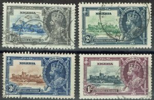 NIGERIA 1935 KGV JUBILEE SET USED