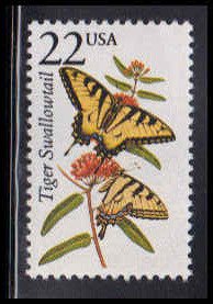 2300 22c Tiger Swallowtail Fine MNH V2188