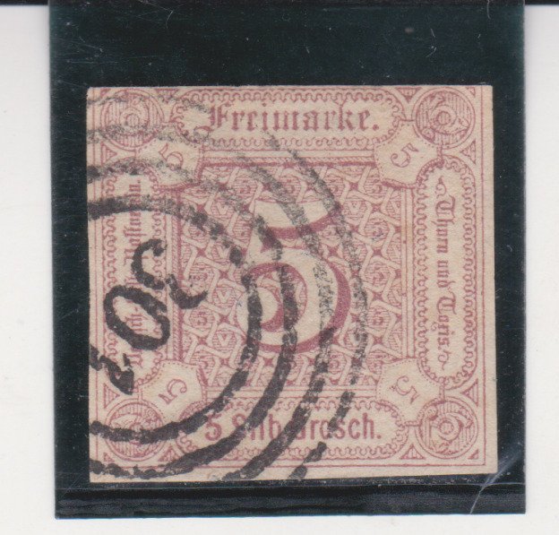 Germany  Thurn & Taxis, Northern District Scott #13 Used  VF, CV $400.