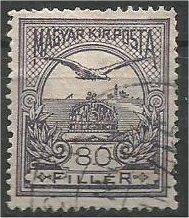 HUNGARY, 1916, used 80f, “Turul” Scott 100