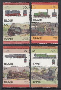 Tuvalu 291-294 Trains MNH VF