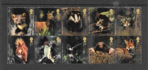 GREAT BRITAIN-CLEARANCE #2237a FOREST ANIMALS S/S MNH (SEE NOTE)