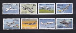 Barbuda 1037-1044 Set MNH Planes