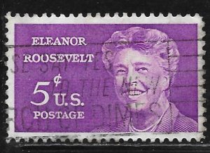 USA 1236: 5c Eleanor Roosevelt (1884-1962) First Lady, used, VF