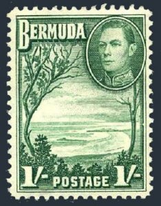 Bermuda 122,hinged.Michel 110. King George VI,1938.Grape Bay.