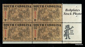 BOBPLATES #1407 South Carolina Zip Block F-VF NH <=> See Details for Positions