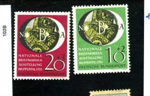 GERMANY #B318-9 MINT FVF OG LH Cat $29