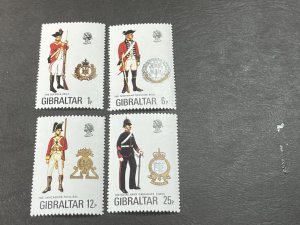 GIBRALTAR # 330-333-MINT/NEVER HINGED---COMPLETE SET---1976