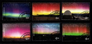 New Zealand 2017 Southern Lights Set of 6 Used