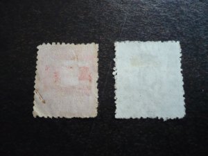 Stamps - Queensland - Scott# 66-67 - Used Part Set of 2 Stamps