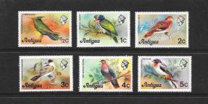 BIRDS - ANTIGUA #405-10  MNH