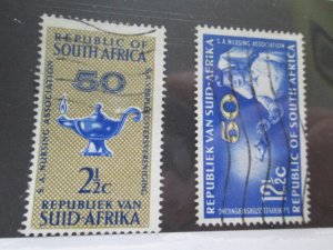 South Africa #304-5 used set  2023 SCV = $2.25