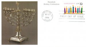 #3118 Hanukkah Mystic FDC