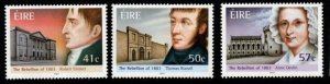 IRELAND SG1603/5 2003 BICENTENARY OF REBELLION OF 1803 MNH