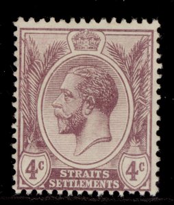 MALAYSIA - Straits Settlements GV SG197, 4c dull purple, LH MINT.