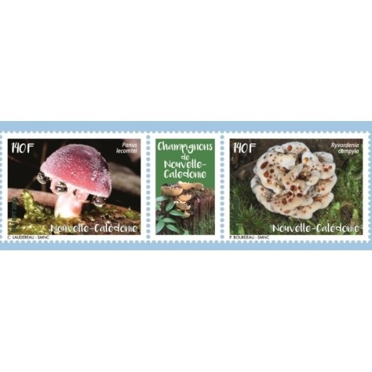 2020 New Caledonia Mushrooms Pr/lbl (Scott 1268) MNH