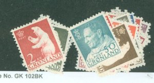 Greenland #48-65 Mint (NH)