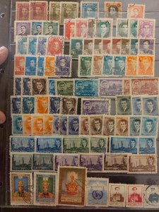 ​Iran Off Paper Mix Lot of 280 Early Used Stamps VF/XF