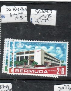 BERMUDA QEII POST OFFICE     SG 204-207  MNH    P1115H