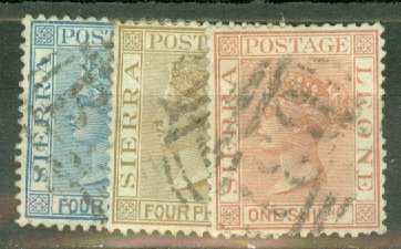 JP: Sierra Leone 21-3,23a,23b,24-7,29-31 used CV $171.50; scan shows only a few