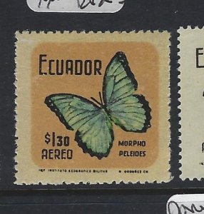 Ecuador Butterfly SC C461 Missing Color MNH (3gmt)