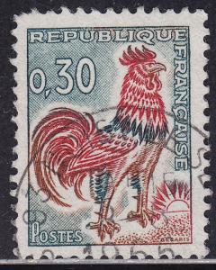 France 1024b Gallic Cock 1965