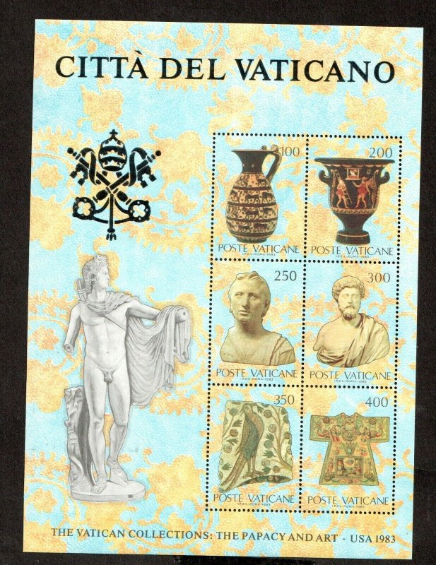 1983    VATICAN CITY  -  SG: MS 797 -  VATICAN COLLECTION (2)  - UNMOUNTED  MINT 