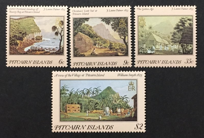 Pitcairn Islands 1985 #249-52, Paintings, MNH.