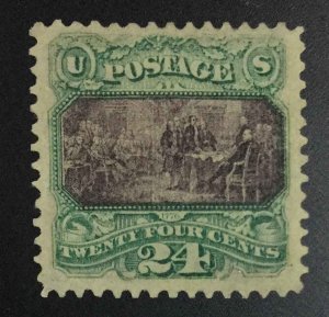 US STAMPS #120 MINT OG H LOT #99187