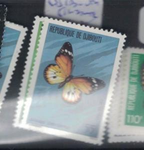 Djibouti Butterfly SC 511-2 MNH (4dpt)