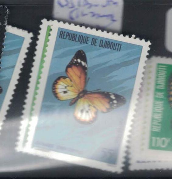 Djibouti Butterfly SC 511-2 MNH (4dpt)