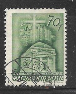 Hungary 594: 70f Deak Square Evangelical Church, Budapest, used, F-VF