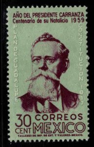 Mexico Scott 907  MNH** Carranza stamp similar centering