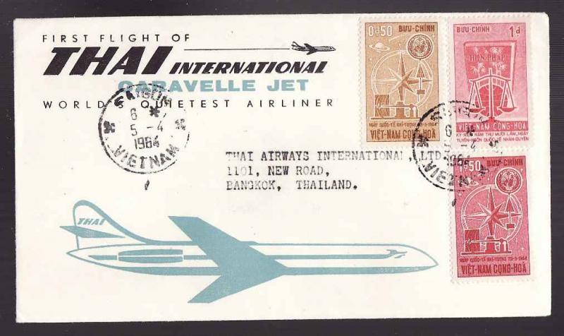 #15011 -cover-Thai International Caravelle Jet first flight