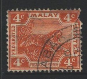 Malaya Federation Sc#57 Used - fault