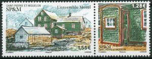 Saint-Pierre & Miquelon SP&M 2021 MNH Stamps L'Ensemble Morel Buildings 2v Set