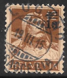 Switzerland 170: 12c William Tell, used, F-VF
