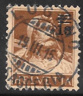 Switzerland 170: 12c William Tell, used, F-VF