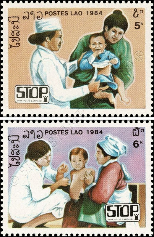 Campagne de lutte contre la polio (**)