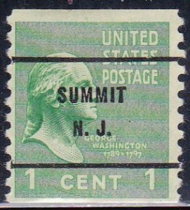 Precancel - Summit, NJ PSS 839-61 - Bureau Issue