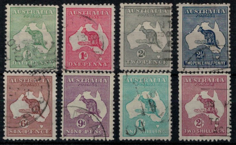 Australia 8 Roos Used Unchecked