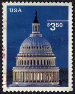 U.S. #3472 $3.50 Used (Capitol Dome)