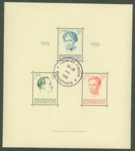 Luxembourg #217  Souvenir Sheet