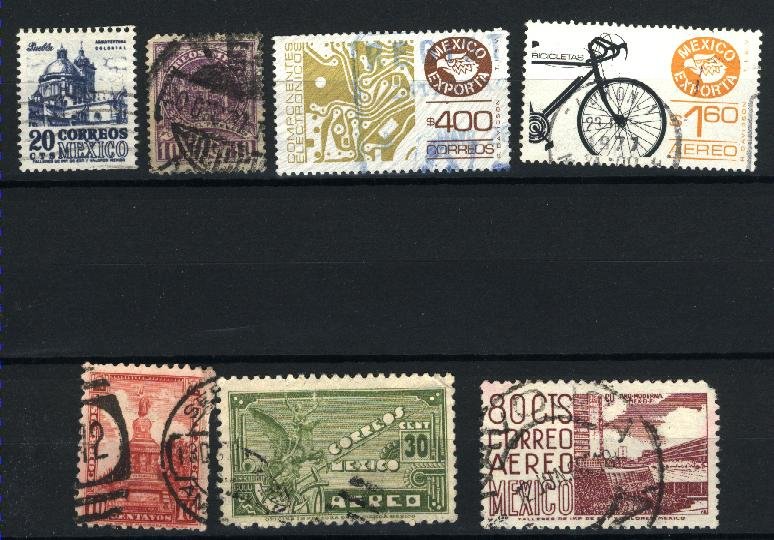 Mexico 639,712,860,1650.C69,C193,C491,C495   Mint & u PD