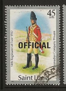St. Lucia used  sc#  O19