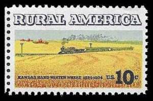 PCBstamps   US #1506 10c Rural American - Wheat, MNH, (56)