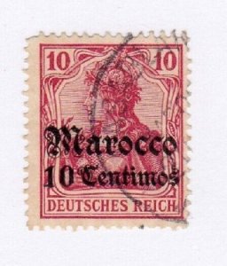 Germany - Offices in Morocco stamp #35, used