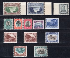 KGV SOUTH AFRICA 1920s - 1930s LOVELY LOT INCLUDING BETTER STAMPS PERFECT MNH