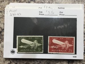 Old Australian Stamps in Stock Cards Some Mint Also Few Victoria Good Value