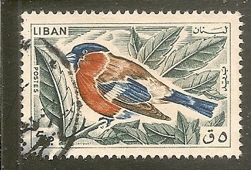 Lebanon   Scott 434    Bird   Used